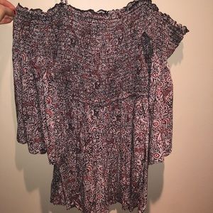 Paisley pattern romper